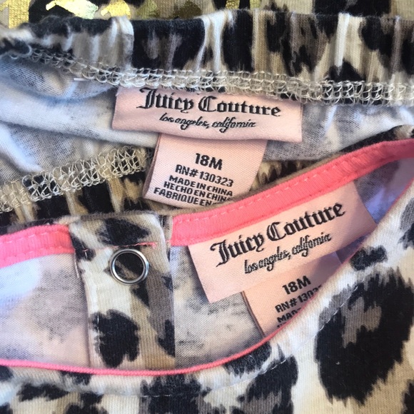 SOLD Juicy Couture Leopard Sequin Dress Baby Girl - Picture 8 of 8